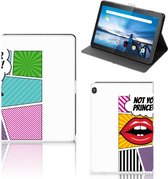 Tablet Cover Lenovo Tablet M10 Hoes met Magneetsluiting Popart Princess