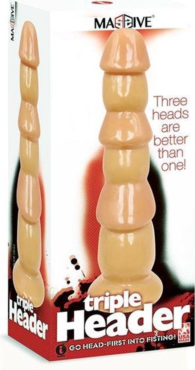 Massive Triple Header Dildo
