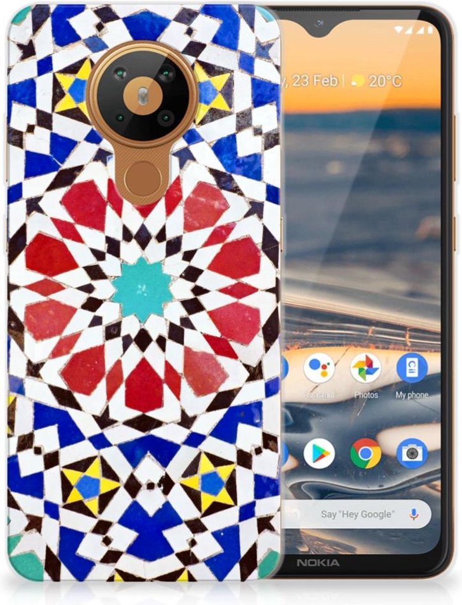 Nokia 5.3 TPU Siliconen Hoesje Mozaïek