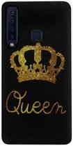 ADEL Siliconen Back Cover Softcase Hoesje Geschikt voor Samsung Galaxy A9 (2018) - Queen Goud