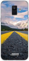 Samsung Galaxy A6 (2018) Hoesje Transparant TPU Case - Road Ahead #ffffff