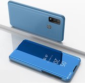 Coverup Mirror View Case - Geschikt voor Huawei P Smart (2020) Hoesje - Lichtblauw