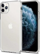 Hoesje Apple iPhone 11 Pro Max - Spigen Liquid Crystal Case - Doorzichtig/Transparant