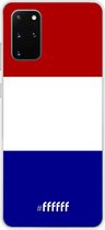 Samsung Galaxy S20+ Hoesje Transparant TPU Case - Nederlandse vlag #ffffff