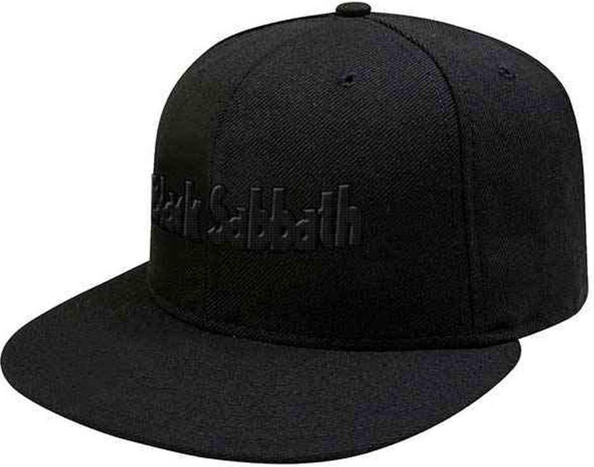 Black Sabbath Snapback Pet Logo & Demon Zwart