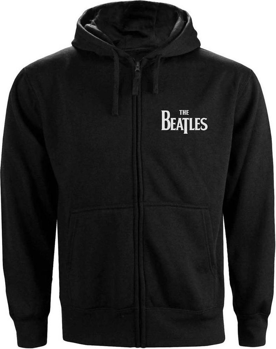 The Beatles - Drop T Logo Vest met capuchon - M - Zwart