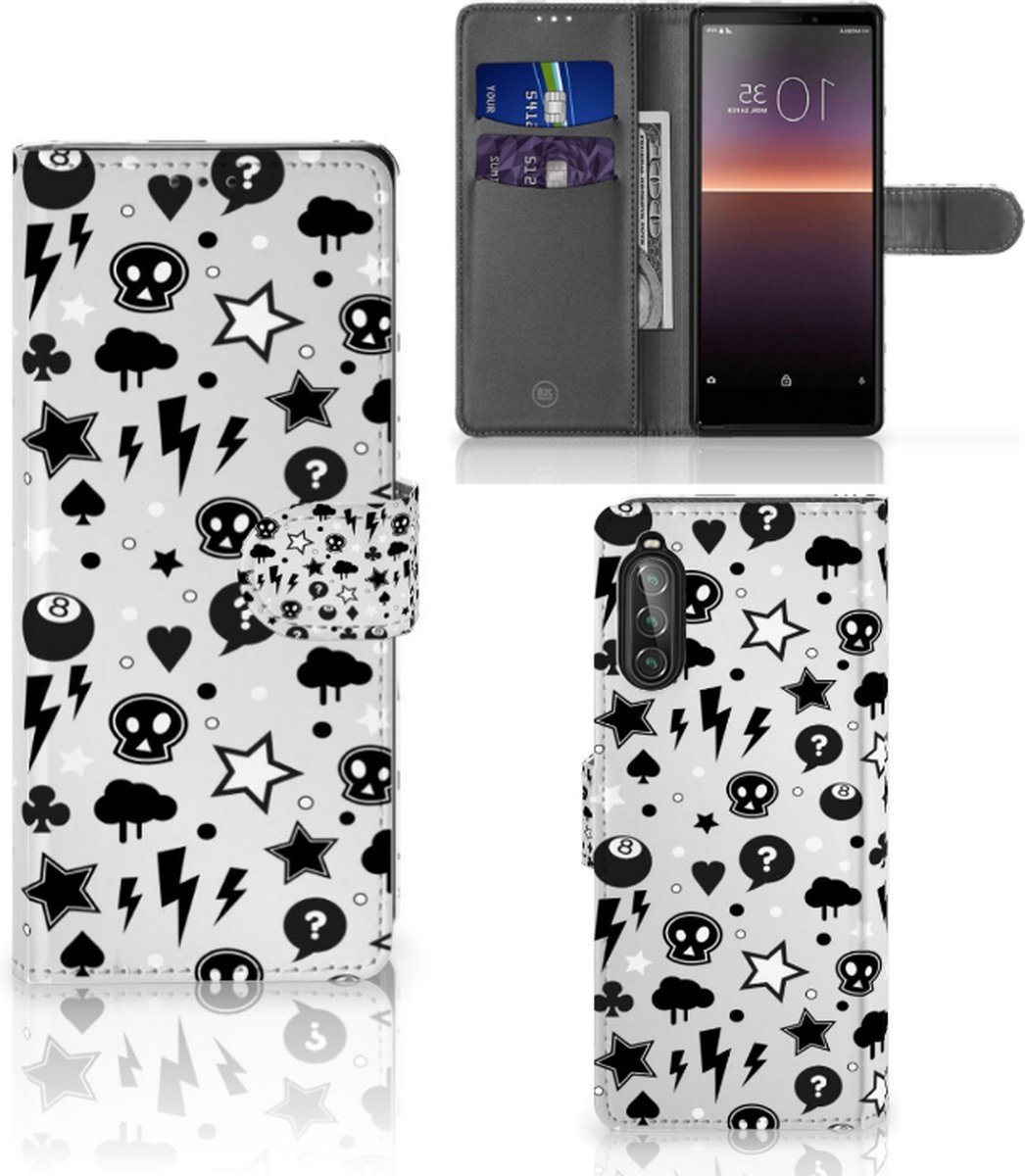 Telefoonhoesje met Naam Sony Xperia 10 II Silver Punk