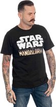 The Mandalorian Heren Tshirt -M- Intro Zwart