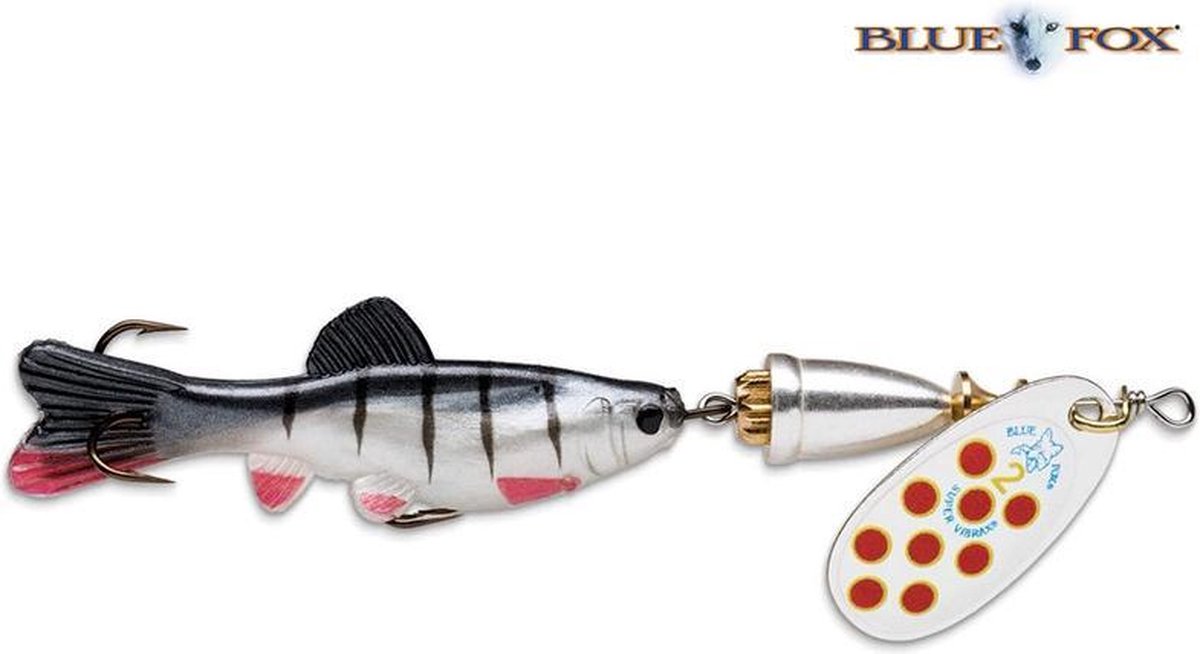 Blue Fox Vibrax Chaser  - 9 cm - zilver