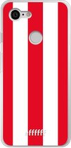 Google Pixel 3 Hoesje Transparant TPU Case - Sparta Rotterdam #ffffff