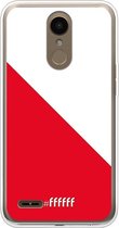 LG K10 (2018) Hoesje Transparant TPU Case - FC Utrecht #ffffff