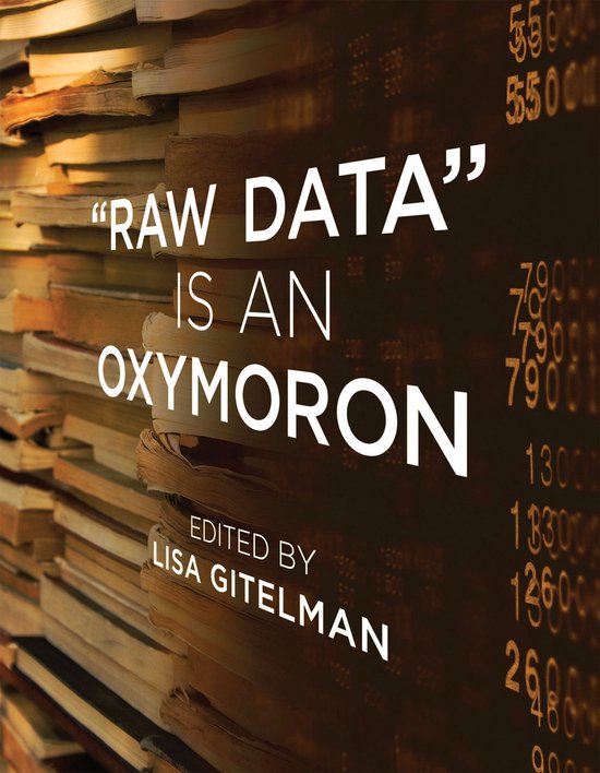Boek cover Raw Data Is an Oxymoron van Virginia Jackson (Onbekend)