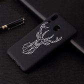 Elk Painted Pattern Soft TPU Case voor Galaxy A40