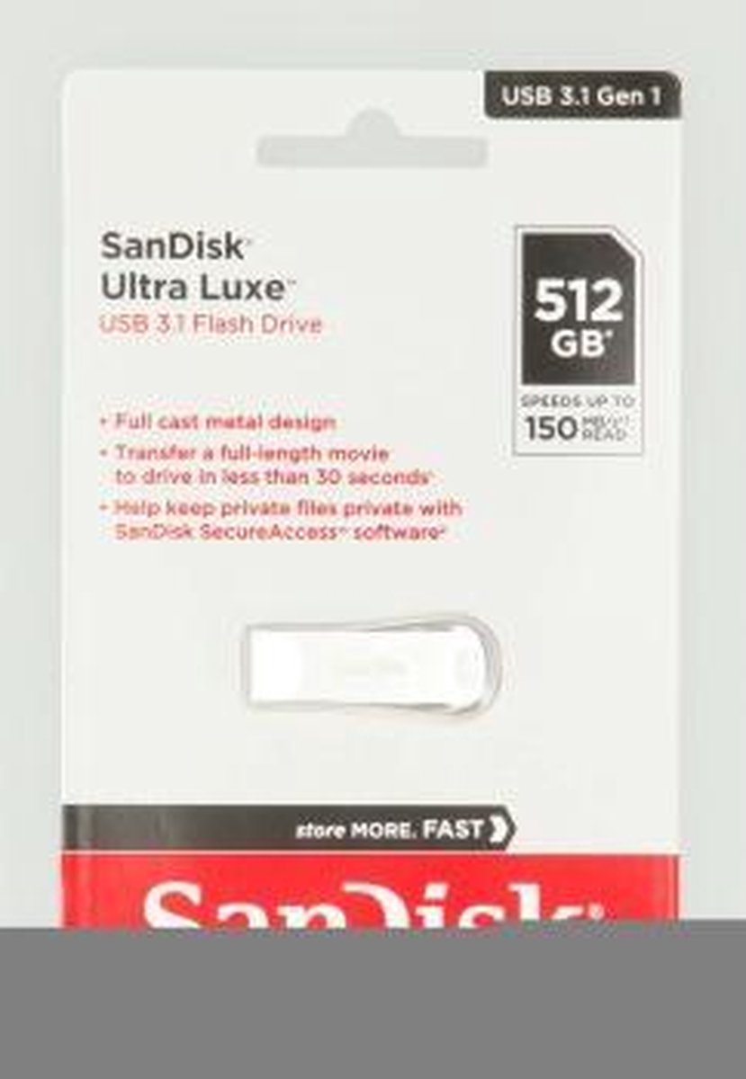 SanDisk Ultra Luxe lecteur USB flash 512 Go USB Type-A 3.2 Gen 1