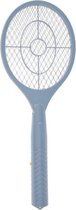 3x Anti muggen/insecten elektrische vliegenmeppers blauw 46 cm - ongediertebestrijding/insectenbestrijding