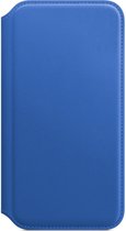 Originele Apple iPhone XS / X Leather Folio Electric Blue