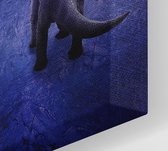 Dinosaurus langnek paar duo - Foto op Canvas - 150 x 100 cm