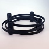 Branded By - Ringkandelaar - zwart - 23,5 cm diagonaal