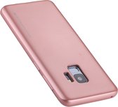 Let op type!! MERCURY GOOSPERY  I JELLY METAL for Galaxy S9 TPU Full Coverage Soft Protective Back Case(Rose Gold)