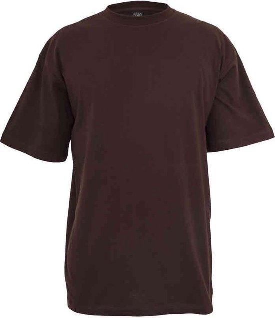 Urban Classics - Tall Heren T-shirt - 6XL - Bruin