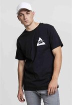 Urban Classics Heren Tshirt -S- Mister Tee Triangle Zwart