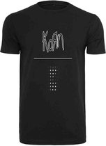 Urban Classics Korn Heren Tshirt -XS- Korn Loner Zwart