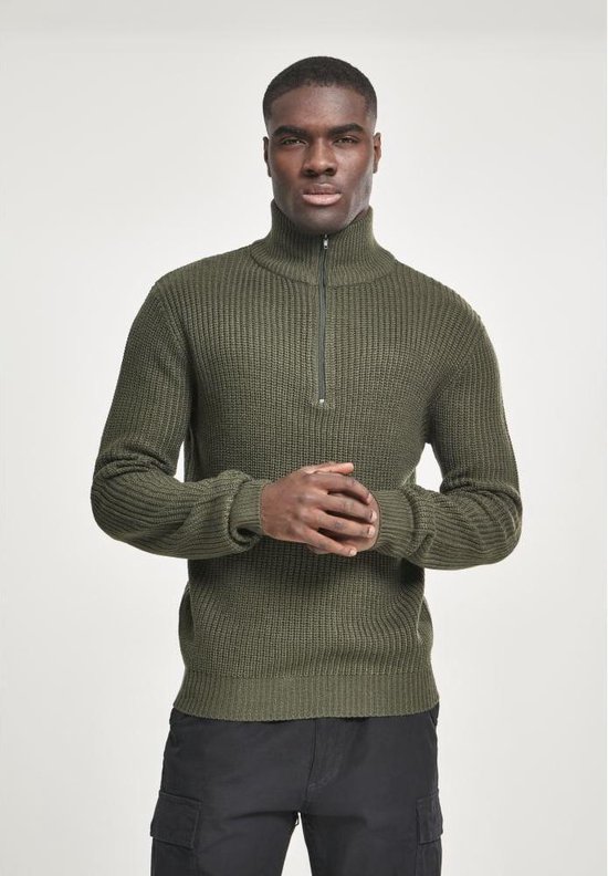 Brandit Sweater/trui Marine Troyer Groen