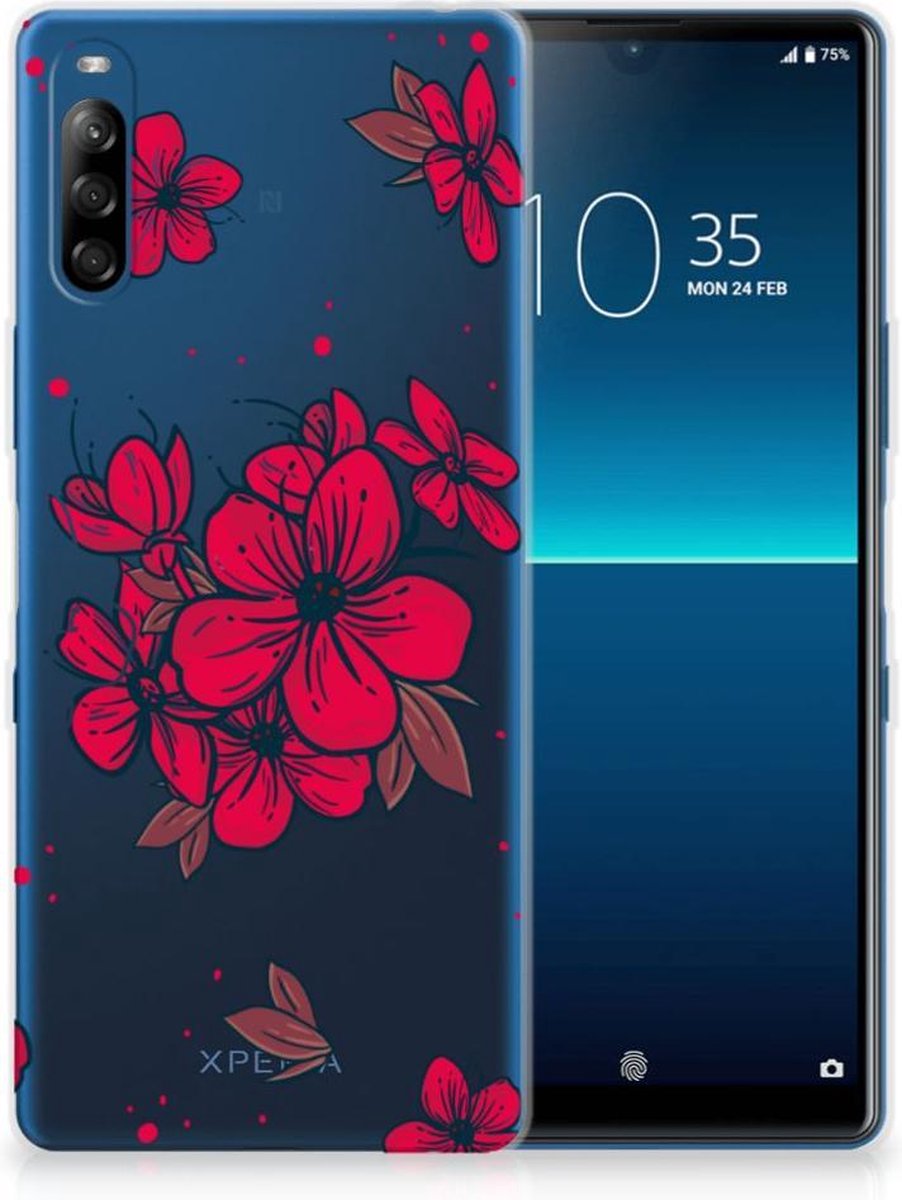 Sony Xperia L4 TPU Case Blossom Red