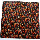 Zac's Alter Ego Bandana Small Flames Zwart/Oranje