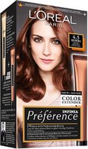 Bol.com L'Oréal Paris Préférence 4.5 - Mahonie Middenbruin - Haarverf met Color extender aanbieding