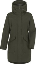 Didriksons - Regenparka voor vrouwen - Agnes - Bosgroen - maat XS (36)