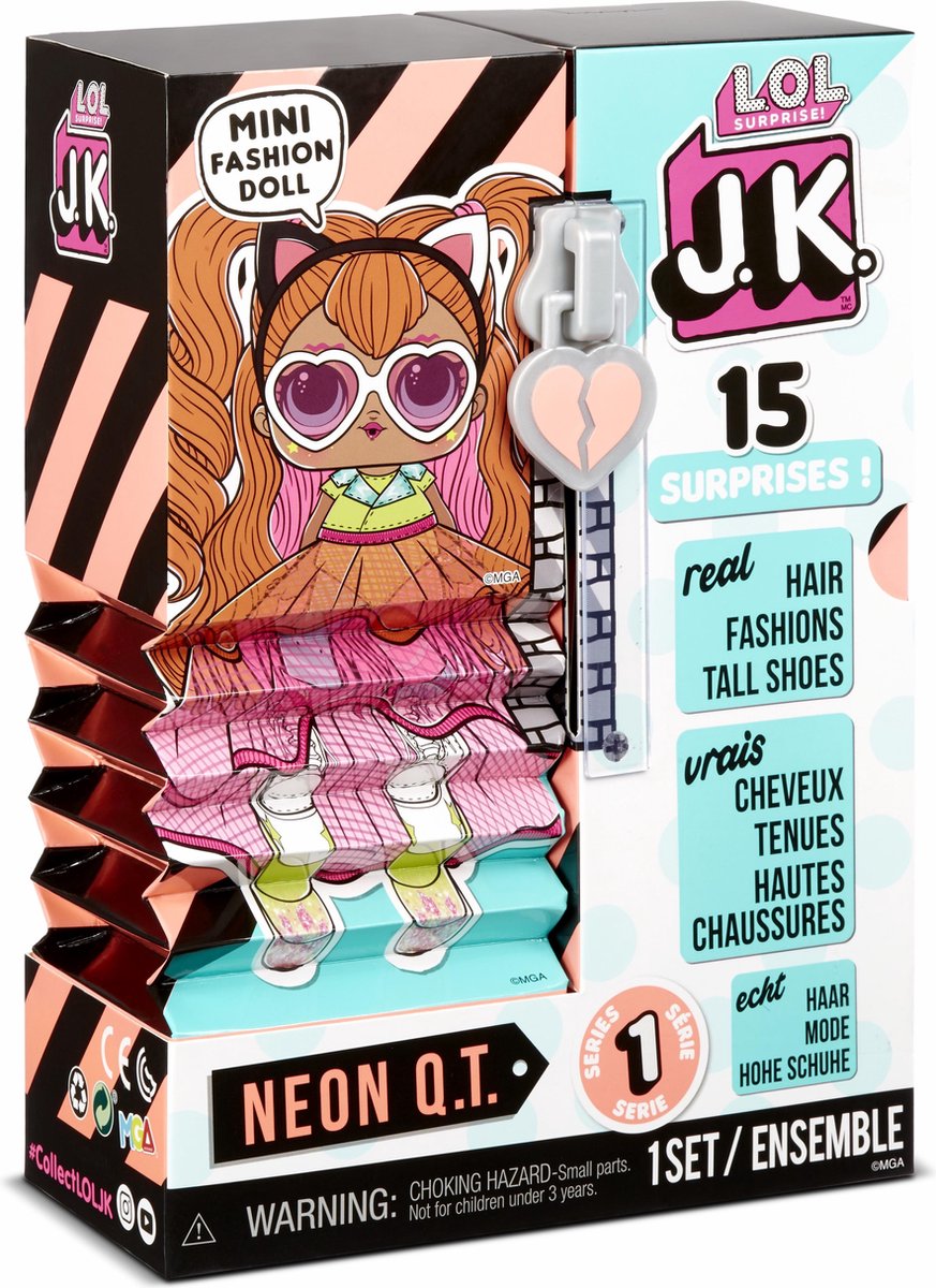 L.O.L. Surprise J.K. Doll Neon Q.T. - Minipop