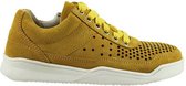 Braqeez 419290-457 Meisjes Lage Sneakers - Geel - Suède - Veters