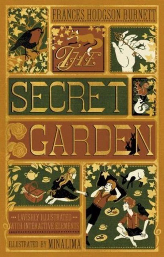 Boek cover The Secret Garden Illustrated with Interactive Elements Illustrated Classics van Frances Burnett (Hardcover)
