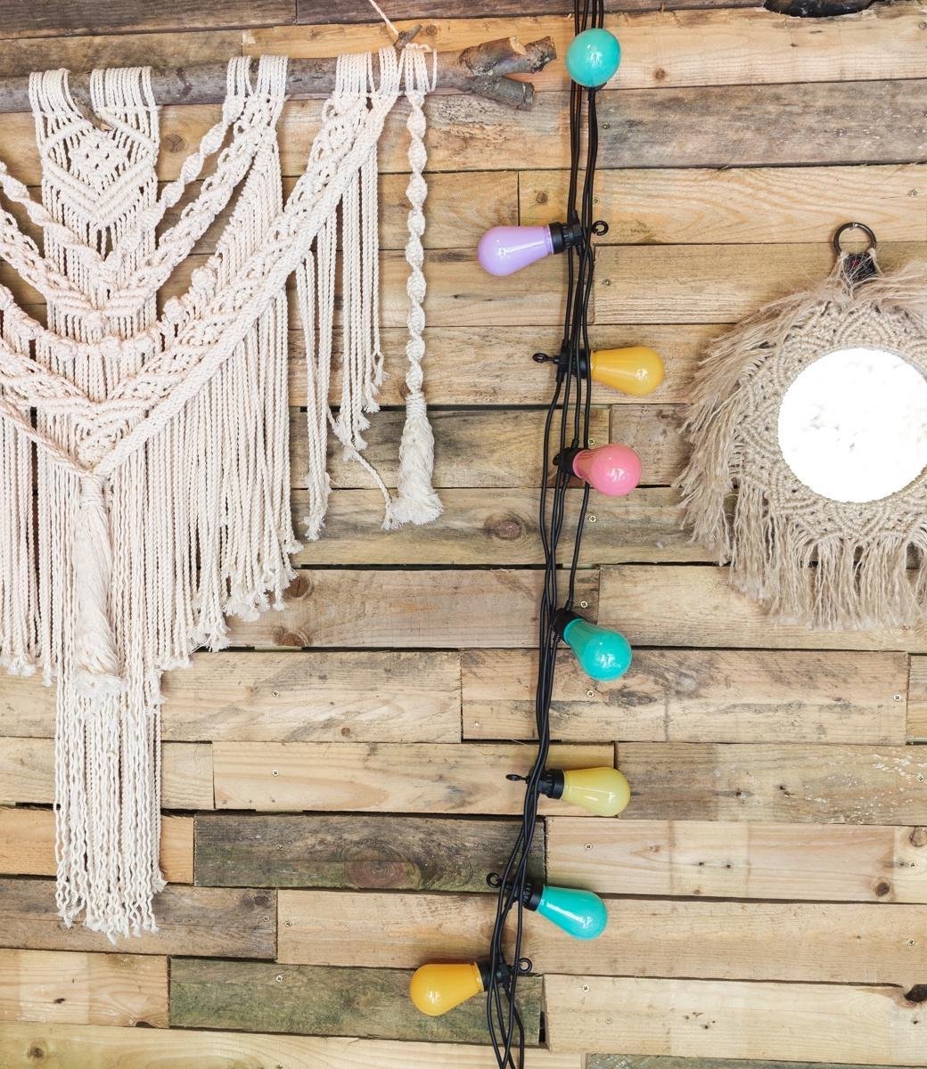 LEDR buiten feestverlichting paars en groen Outdoor Patio