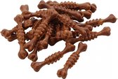 Ebi Kauw snack happy bone mini bacon 12ST - 75MM - 100GR