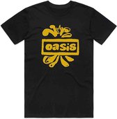 Oasis - Drawn Logo Heren T-shirt - L - Zwart