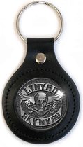 Lynyrd Skynyrd Sleutelhanger Biker Logo Zwart/Zilverkleurig