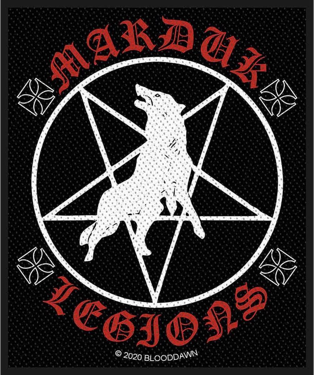 Marduk - Marduk Legions Patch - Zwart - Rock Off