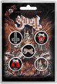 Ghost - Prequelle Badge/button - Set van 5 - Multicolours