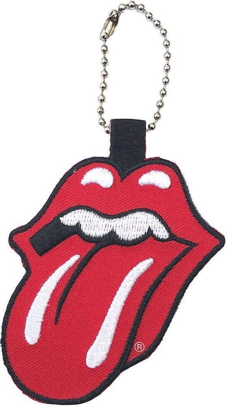 The Rolling Stones - Classic Tongue Sleutelhanger - Rood