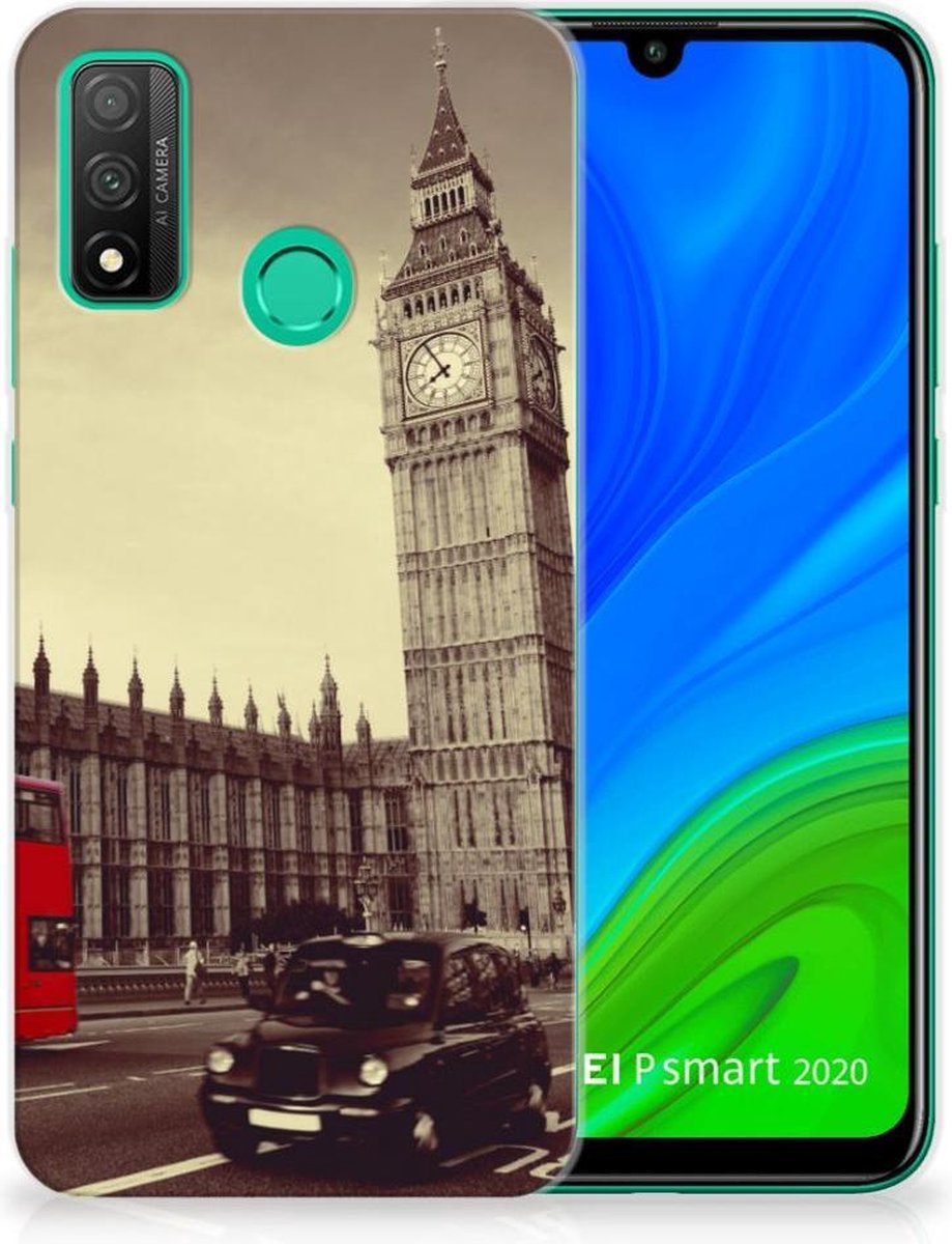 Huawei P Smart 2020 Siliconen Back Cover Londen