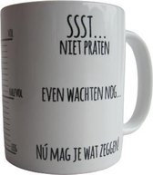 Paper Dreams - Funny Mug  | SSST... niet praten