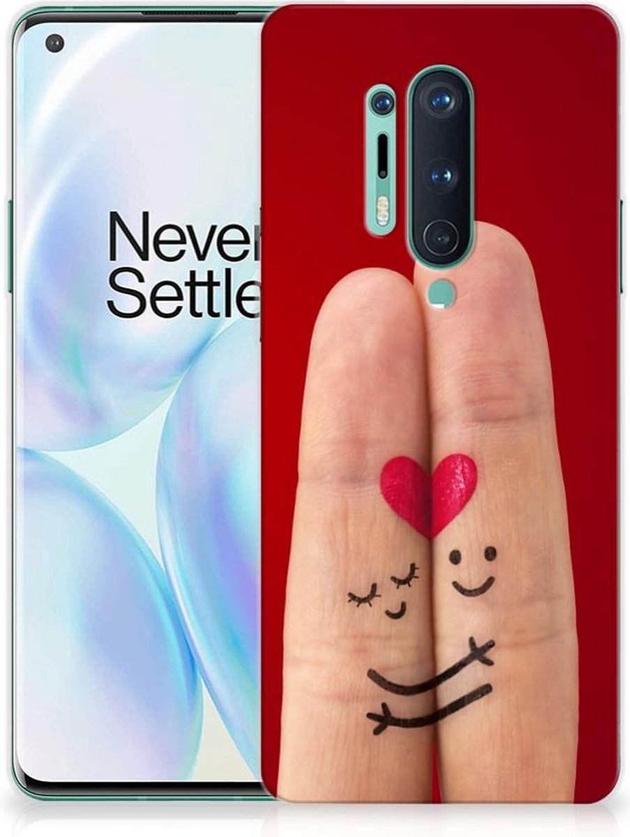OnePlus 8 Pro Silicone Back Cover Liefde - Origineel Romantisch Cadeau