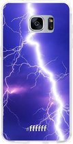 Samsung Galaxy S7 Edge Hoesje Transparant TPU Case - Thunderbolt #ffffff