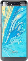 Samsung Galaxy A80 Hoesje Transparant TPU Case - Endless Azure #ffffff