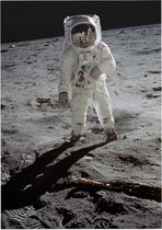 Buzz Aldrin walks on the moon (maanlanding) - Foto op Forex - 50 x 70 cm