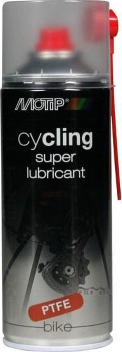 Lubrifiant pour vélo - Cycling PTFE de MoTip - aérosol 400ml - CROP