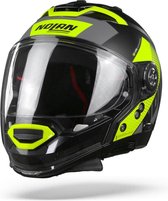 Nolan N70-2 GT Celeres 32 Flat Black Yellow Silver Integraalhelm - Motorhelm - Maat XXXL