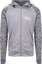 FitProWear Sportvest Grijs - Maat XXL - Heren - Sportkleding - Trainingskleding - Polyester - Dri Fit - Vest - Zoodie - Hoodie